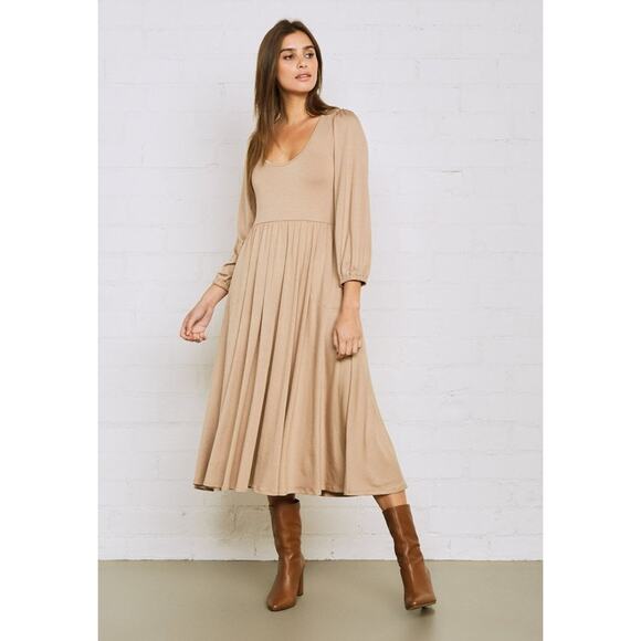 Rachel Pally Marion Dress - XL - Color Camel - Picture 1 of 13